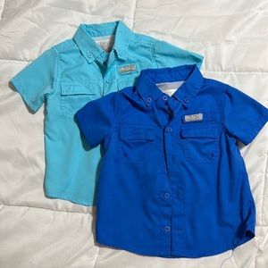 Ocean coast. Toddler button up short sleeve size 18m